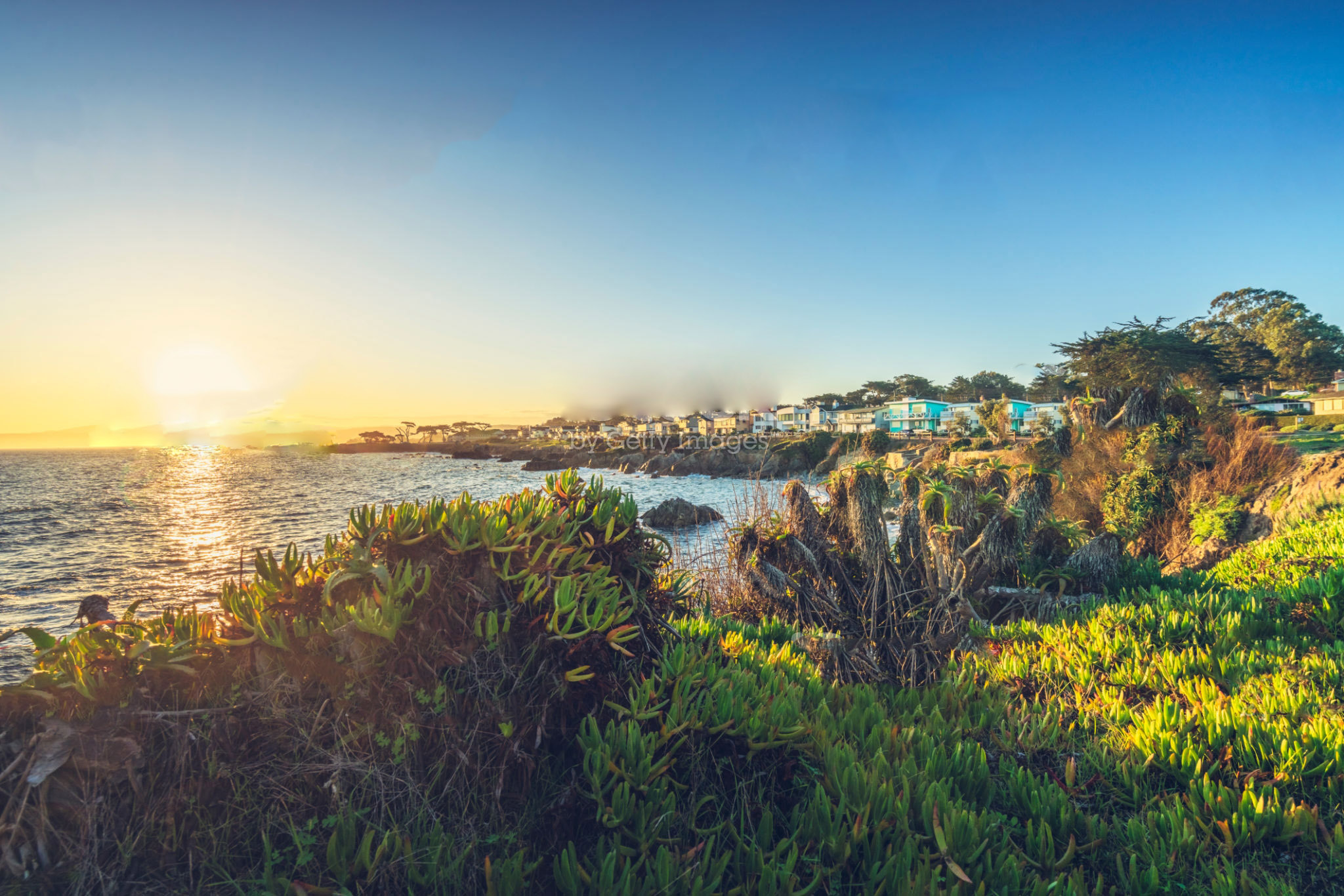 Scenic Carmel Beach Of Carmel-by-the-Sea,California,USA. | Defense ...