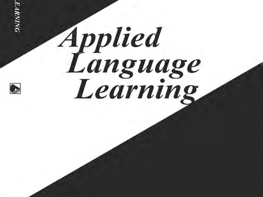 Applied Language Learning Vol. 25