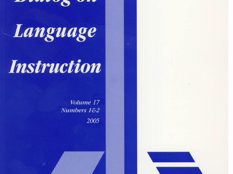 Dialog on Language Instruction Vol. 17