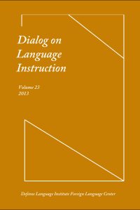 Dialog on Language Instruction Vol. 23