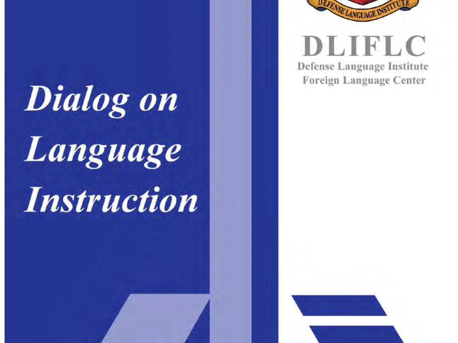 Dialog on Language Instruction Vol. 24 Pt. 1