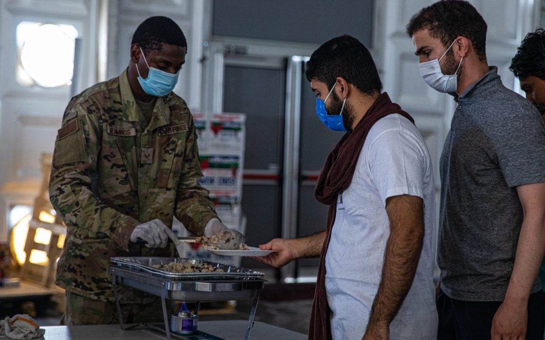 Task Force – Holloman feed Afghan Personnel