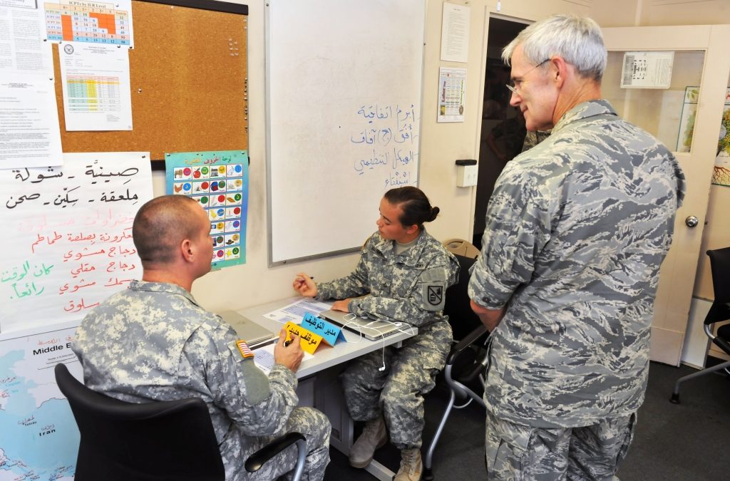 Air Force deputy intelligence chief visits DLIFLC