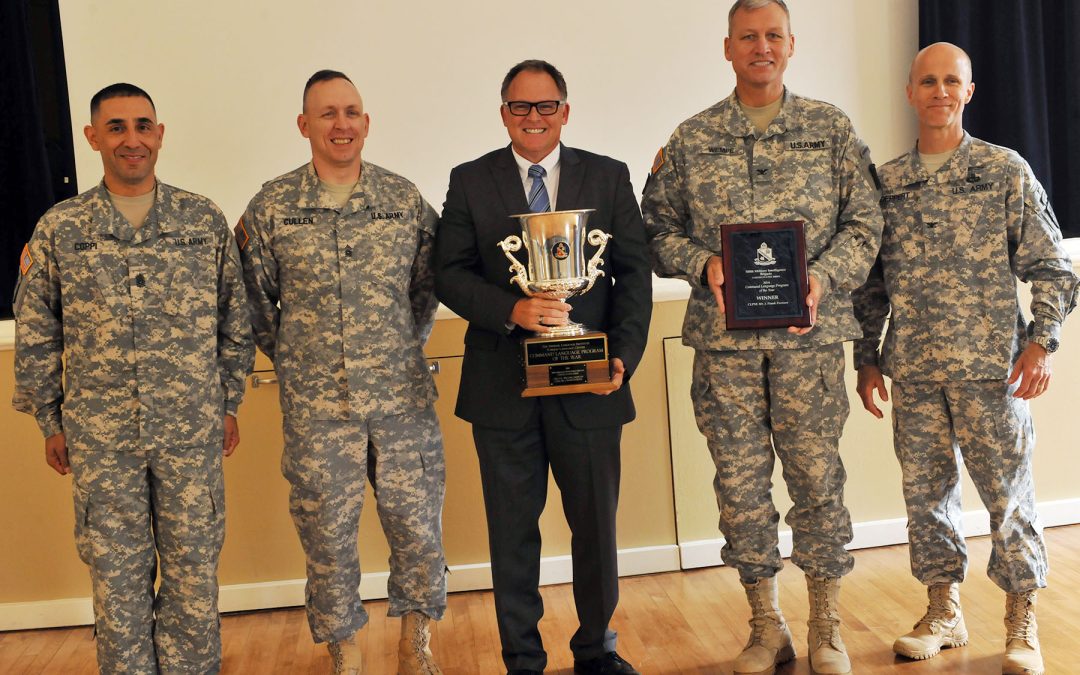 Awards presented for DoD’s Command Language Program of the Year and Professional of the Year