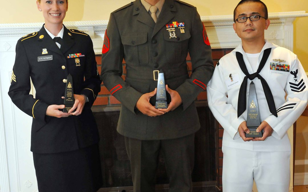 Awards presented for DoD’s Command Language Program of the Year and Professional of the Year